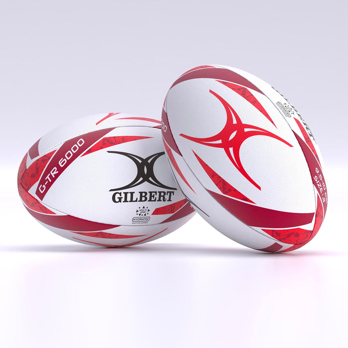 Gilbert G-tr6000 Rugby Trainingsbal Rood Maat 3 2/3