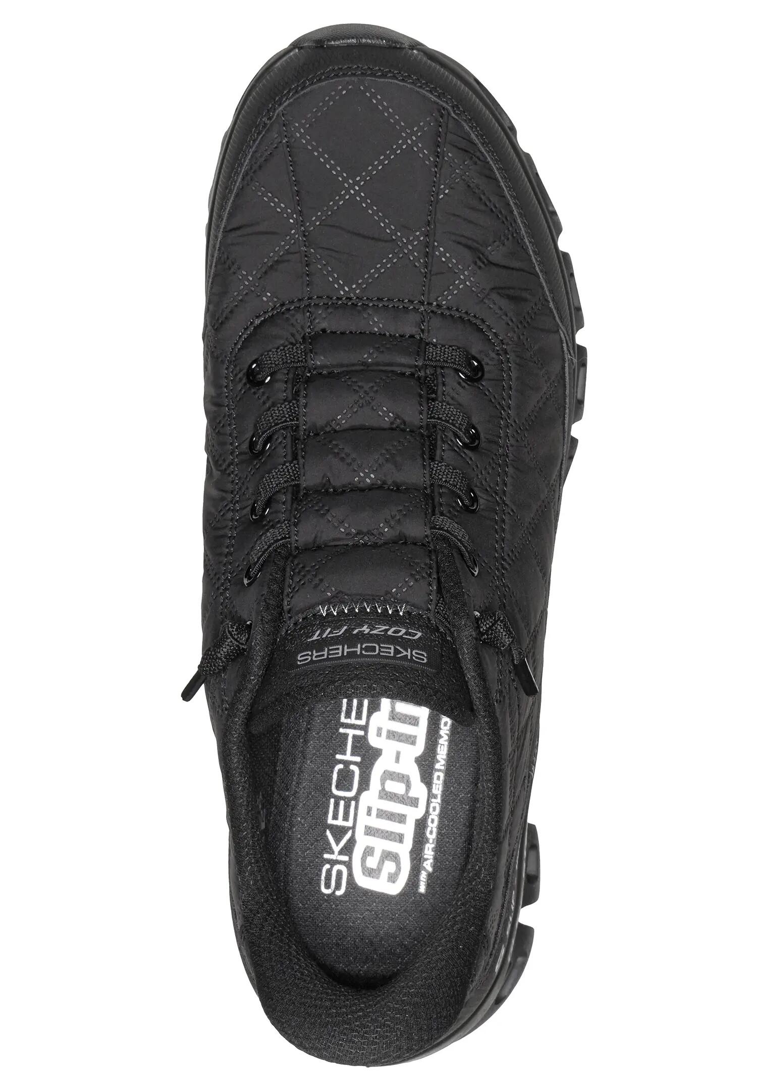 Skechers Damen GLIDE-STEP-AT EASE Cozy Fit Sneaker Slip-ins 104556 BBK 4/7