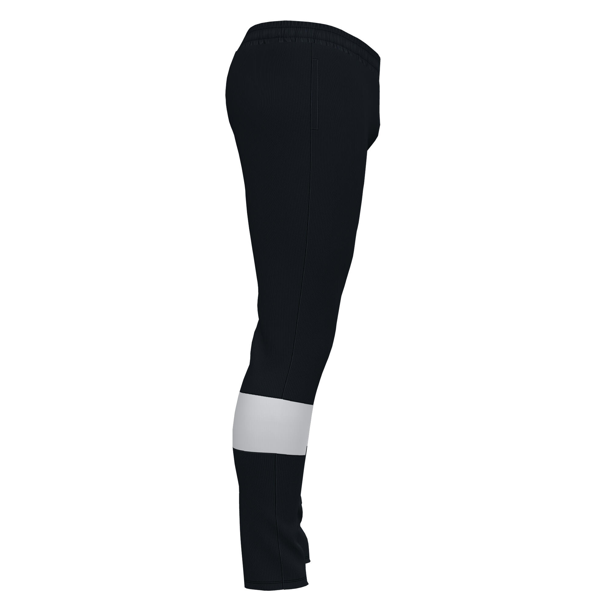 Pantaloni Joma Fredoom fleece, negru/alb, XXXL 4/4