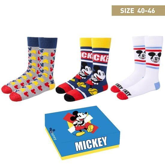 Lot de chaussettes Mickey Mouse pour enfants, en coton doux et respirant