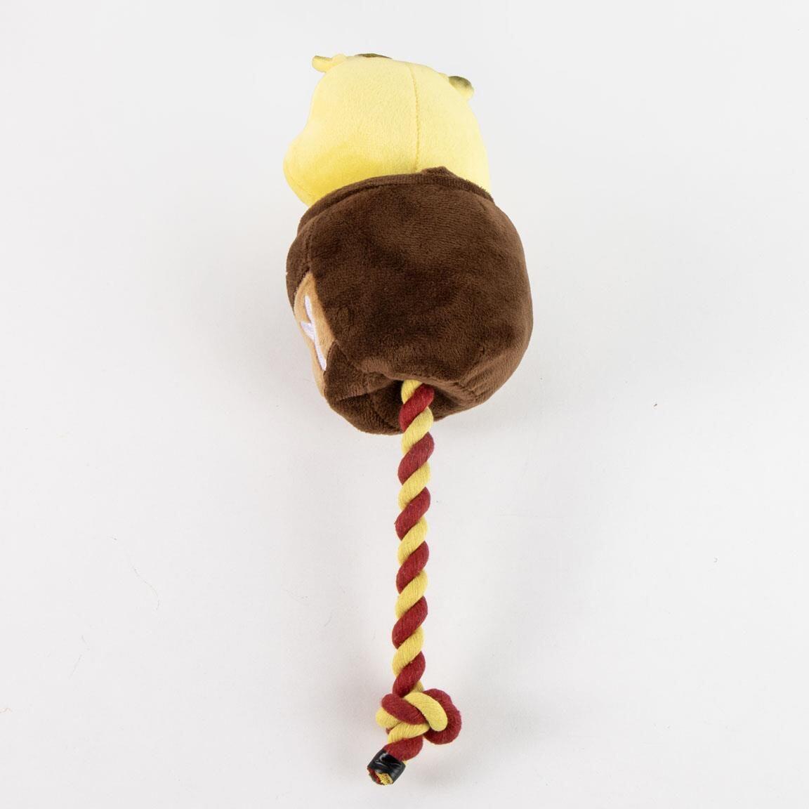 Juguete para Perro Winnie The Pooh, Cuerda Dental de Algodón Amarilla 2/7