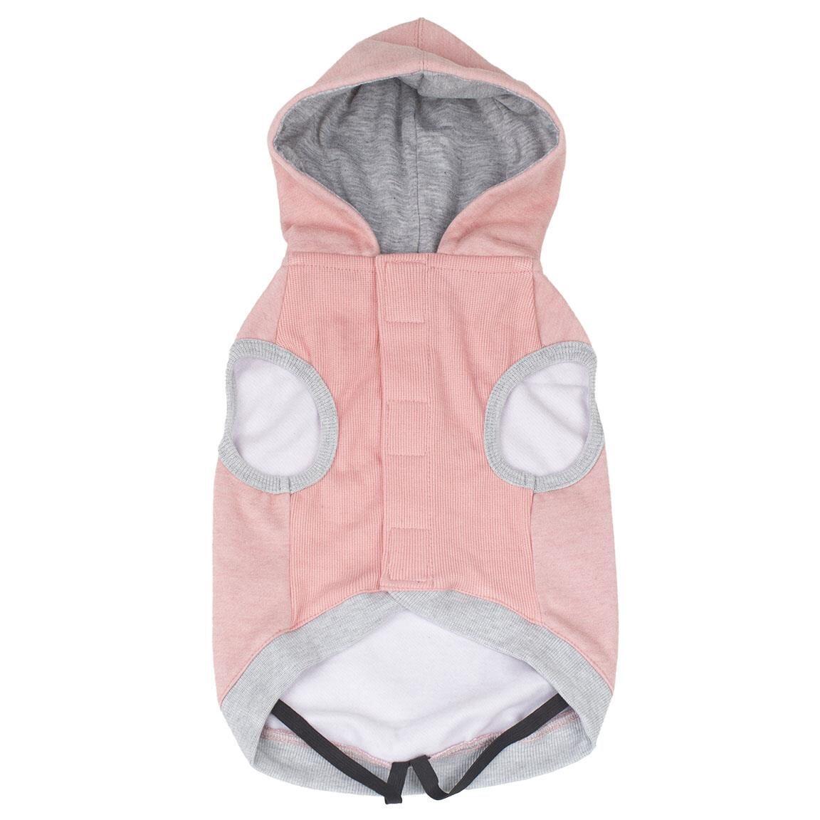 Sweat à capuche Princess Dog, en tissu doux avec fermeture velcro, rose 3/7