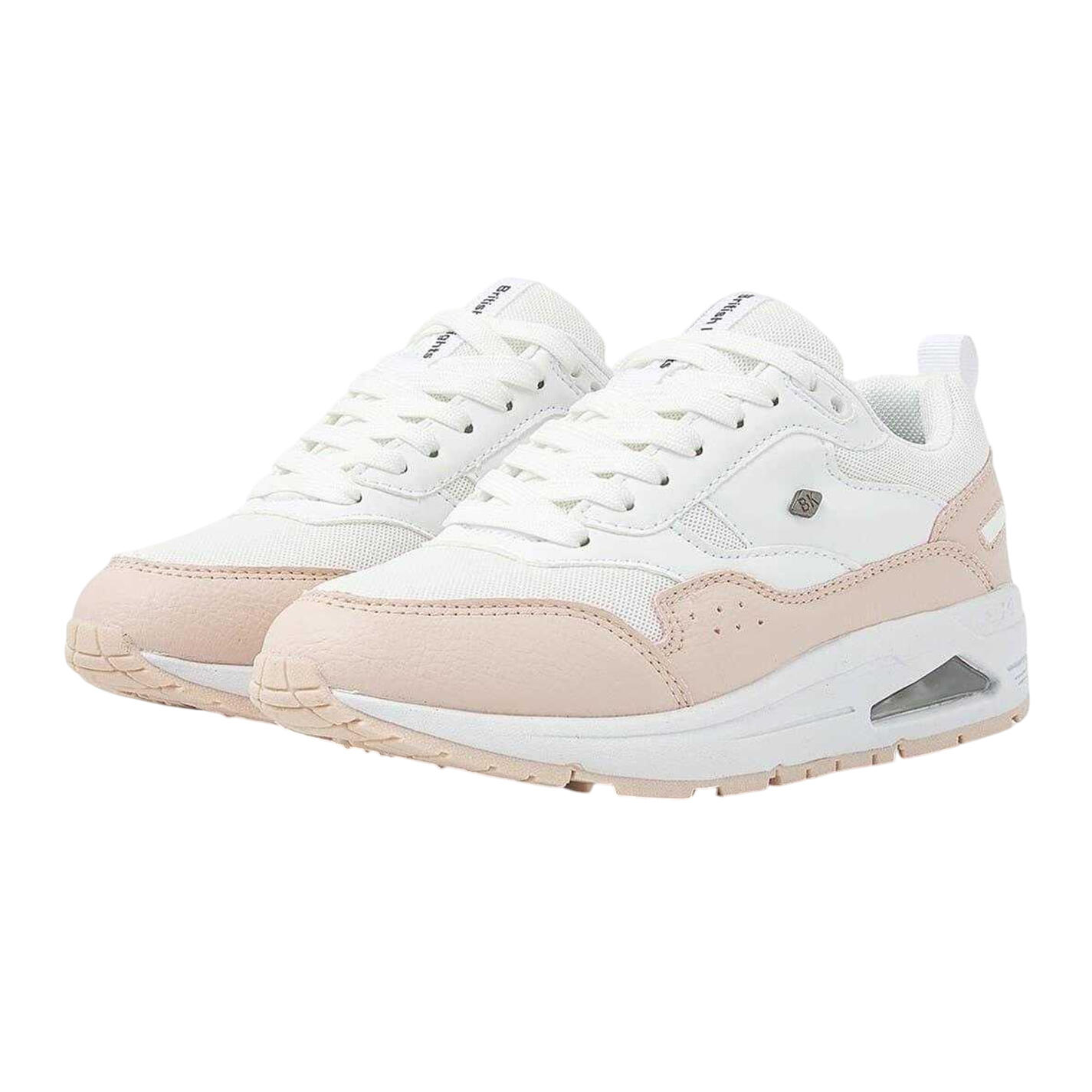 Baskets LENNOX Enfant (Blanc / Rose) 4/4