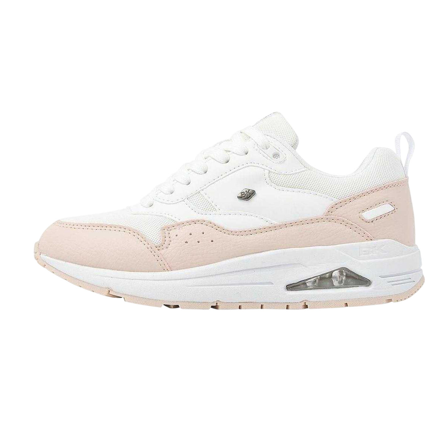 Baskets LENNOX Enfant (Blanc / Rose) 3/4
