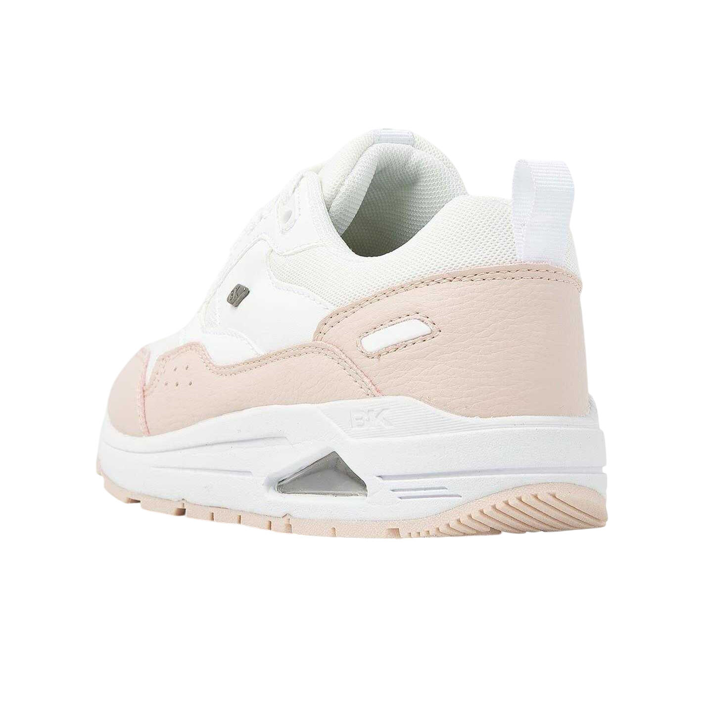 Baskets LENNOX Enfant (Blanc / Rose) 2/4