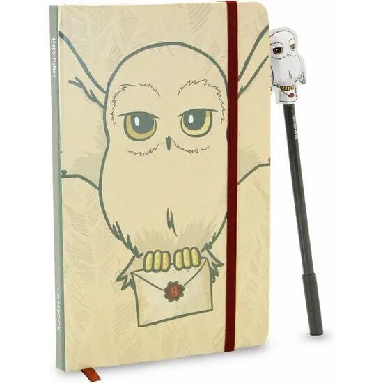 Set diario e penna per bambini di Harry Potter, copertina rigida, beige 6/6