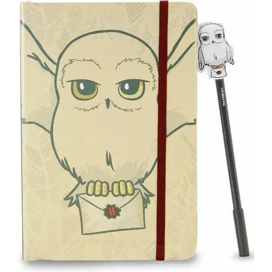 Set diario e penna per bambini di Harry Potter, copertina rigida, beige 5/6