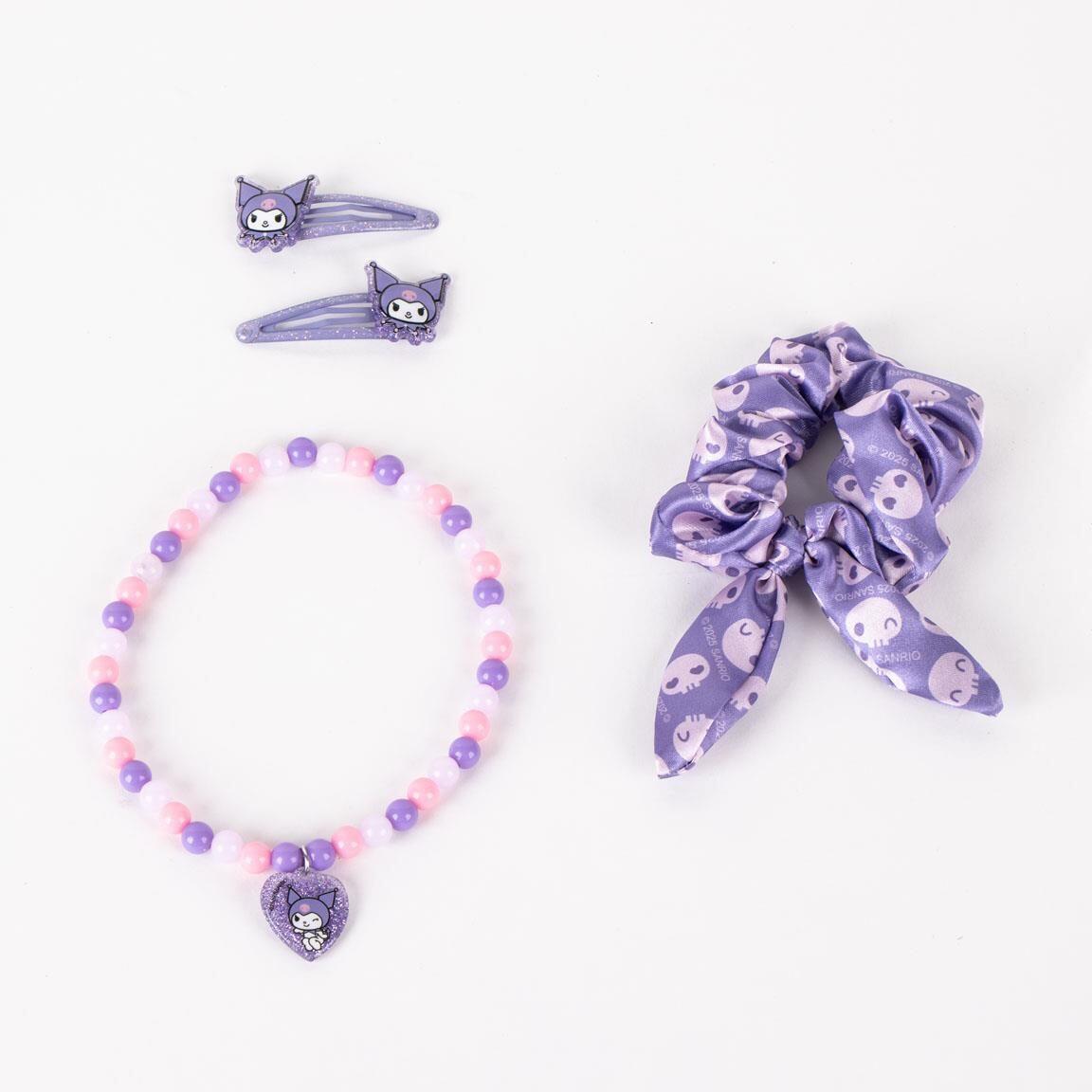 Ensemble d'accessoires pour cheveux Hello Kitty pour enfants avec pinces et 2/2