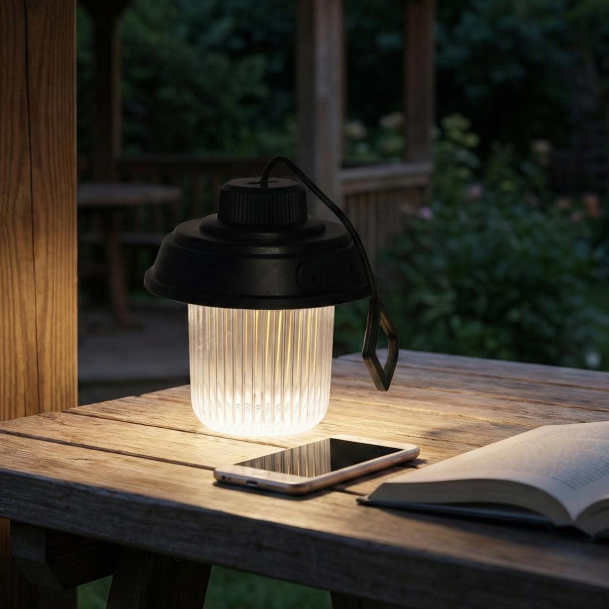 Latarka lampa turystyczna USB LED 800mAh 180 lumenów 4/6