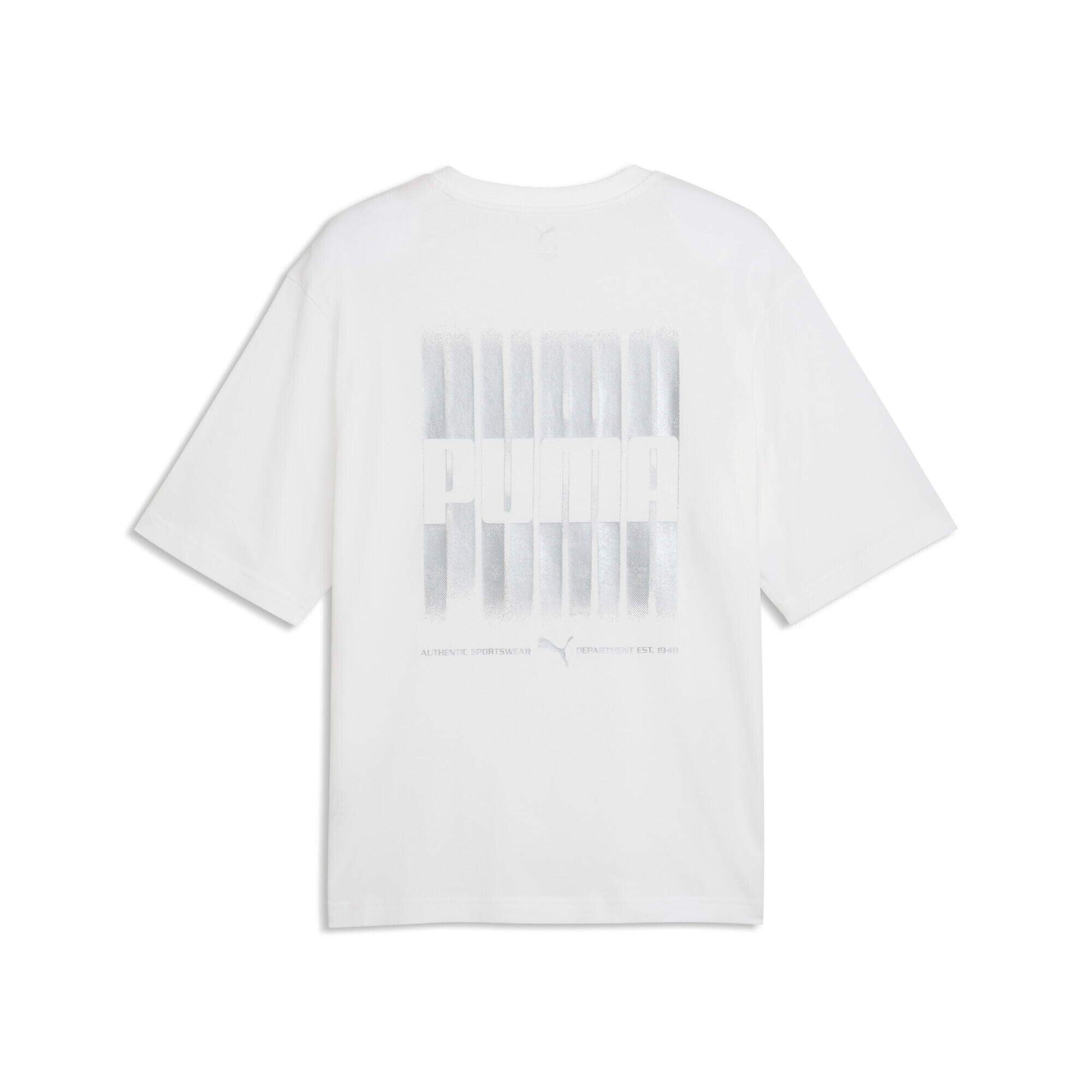 T-shirt Graphics Boxy Foil para homem PUMA 5/5