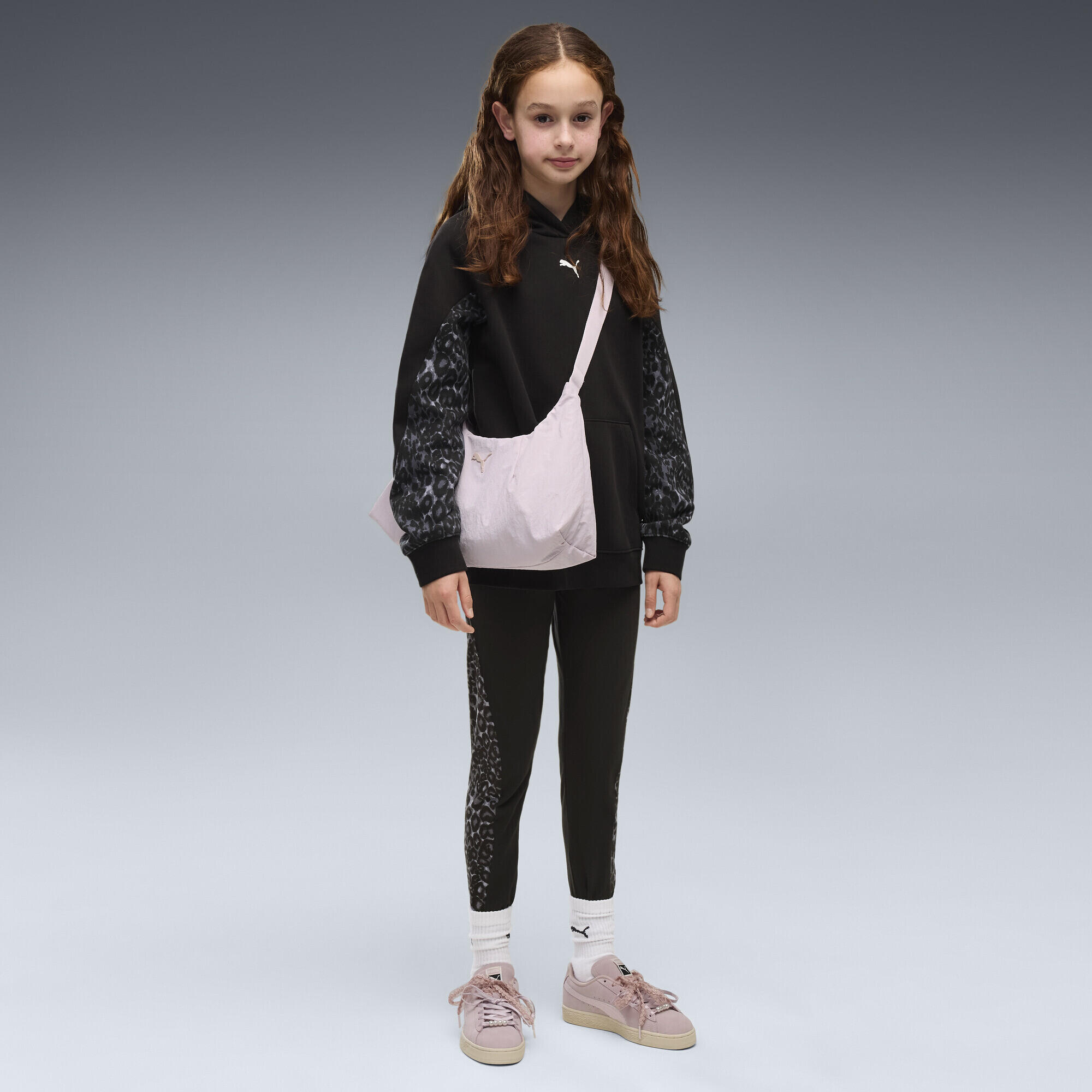 PUMA Sport fleece hoodie met dierenprint voor jongeren PUMA 4/5