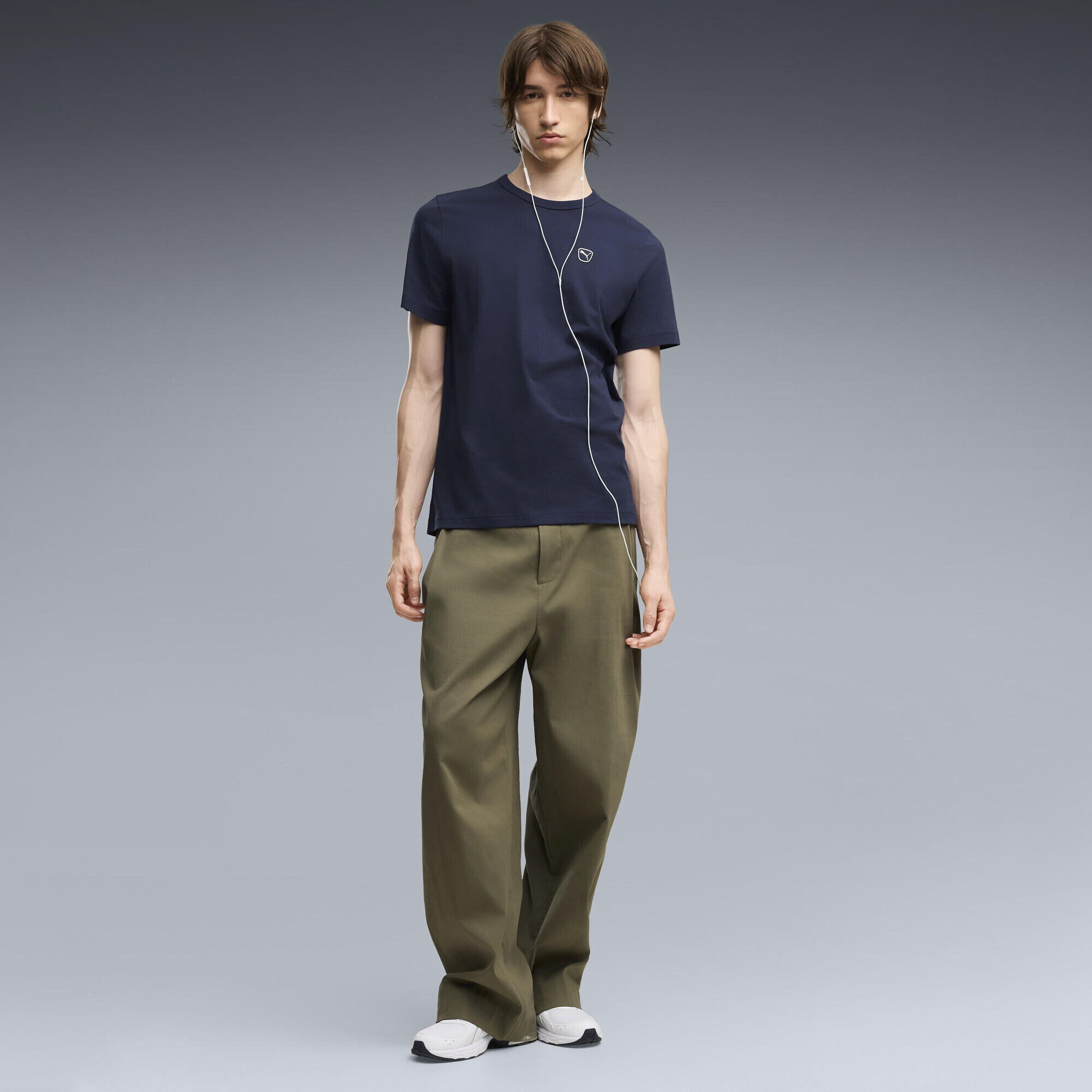 T-shirt homem gola redonda logo Essenciais Elevated PUMA 4/5