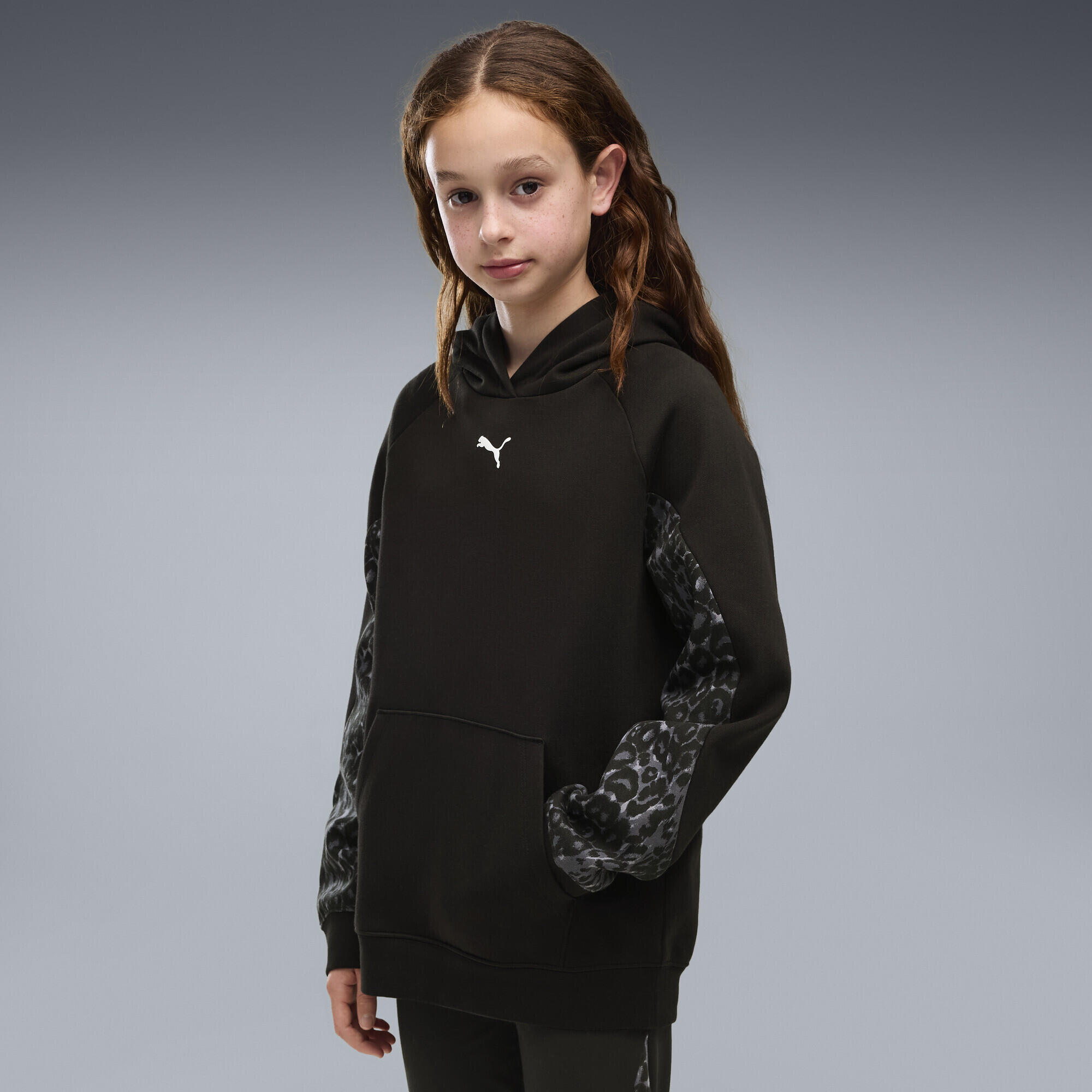 PUMA Sport fleece hoodie met dierenprint voor jongeren PUMA 2/5