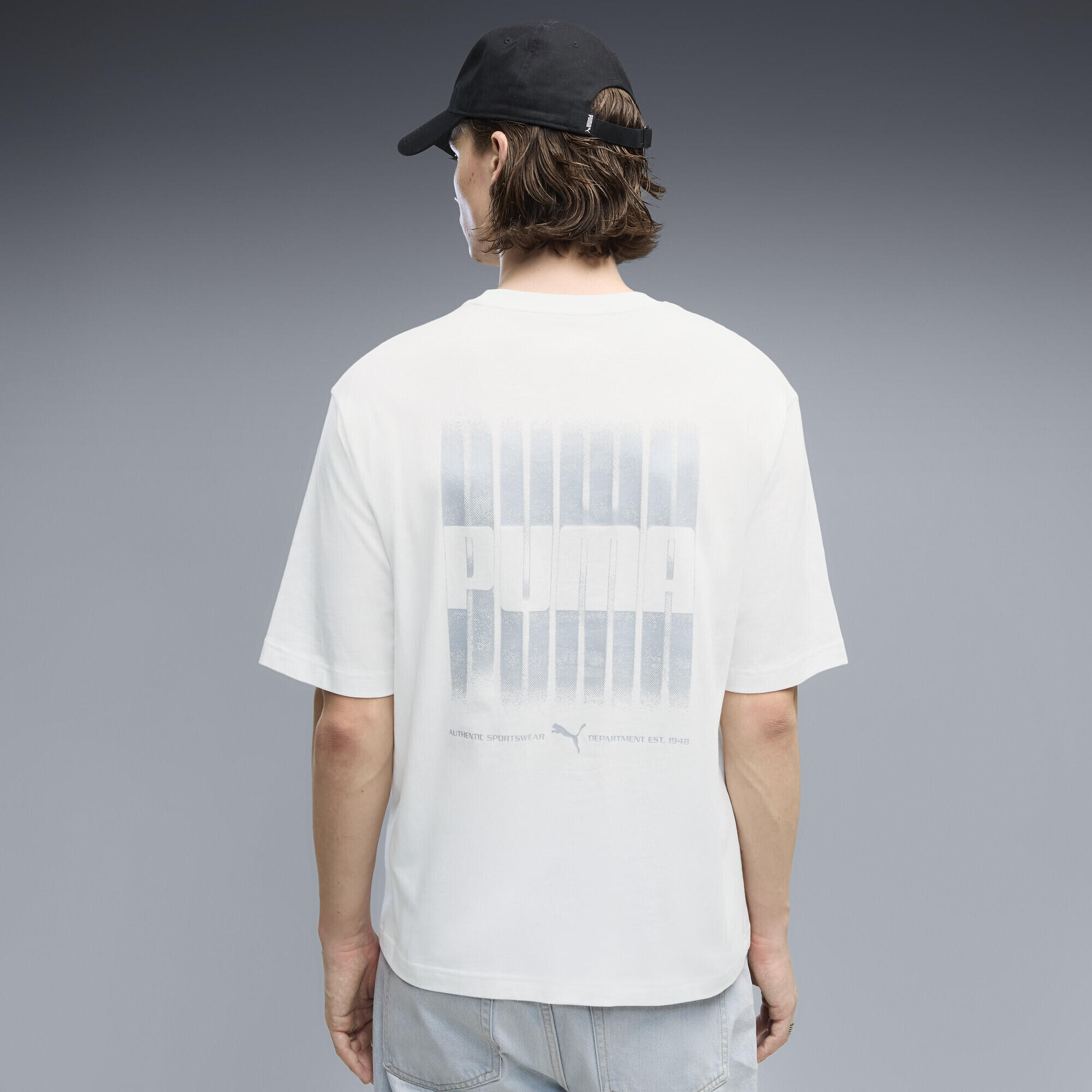 T-shirt Graphics Boxy Foil para homem PUMA 3/5