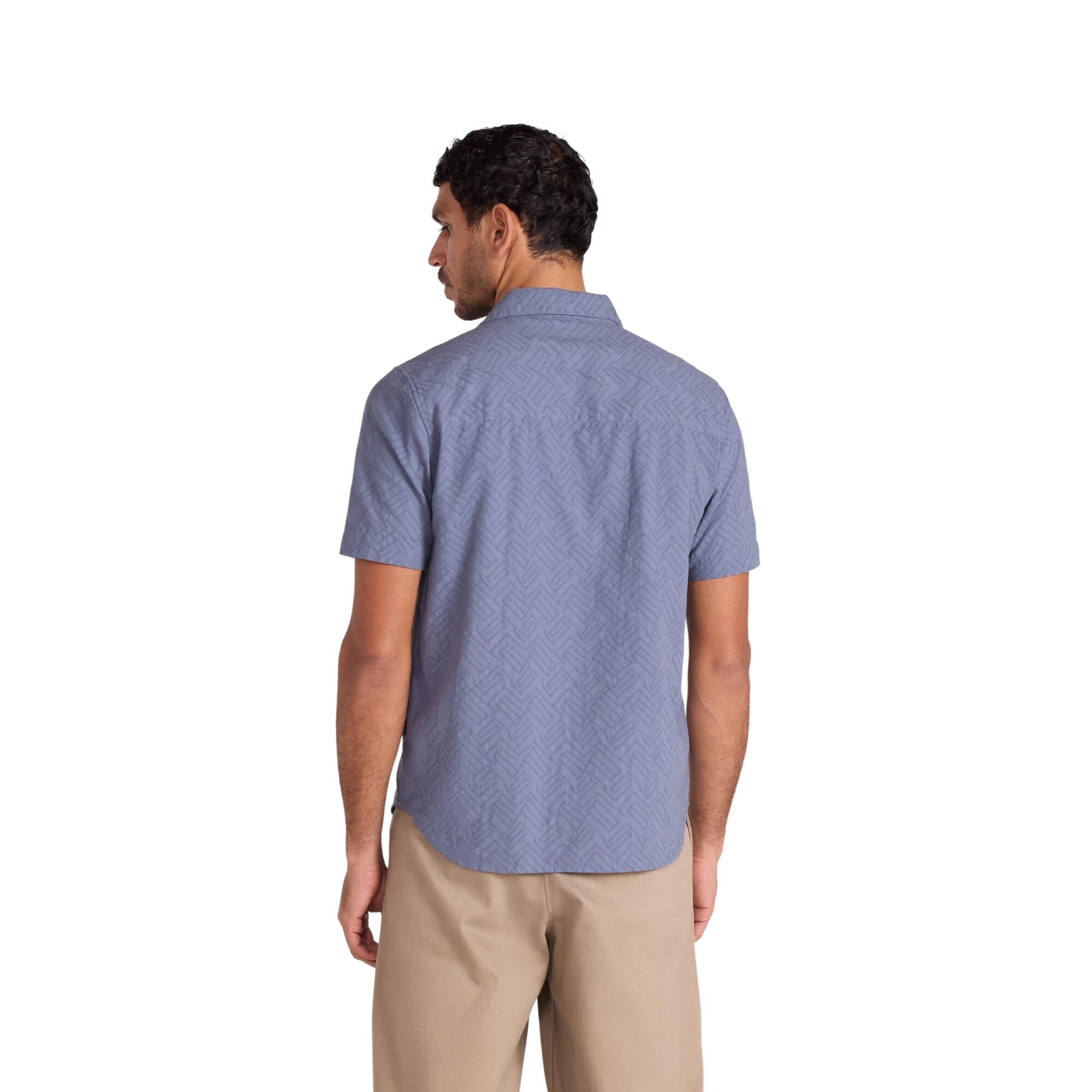 "Fiji" Hemd für Herren Blau 3/4