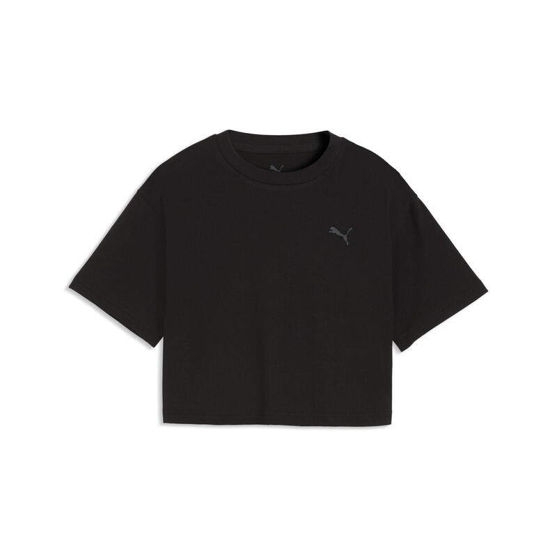 Tricou PUMA Class Relaxed Cropped Graphic pentru fete PUMA