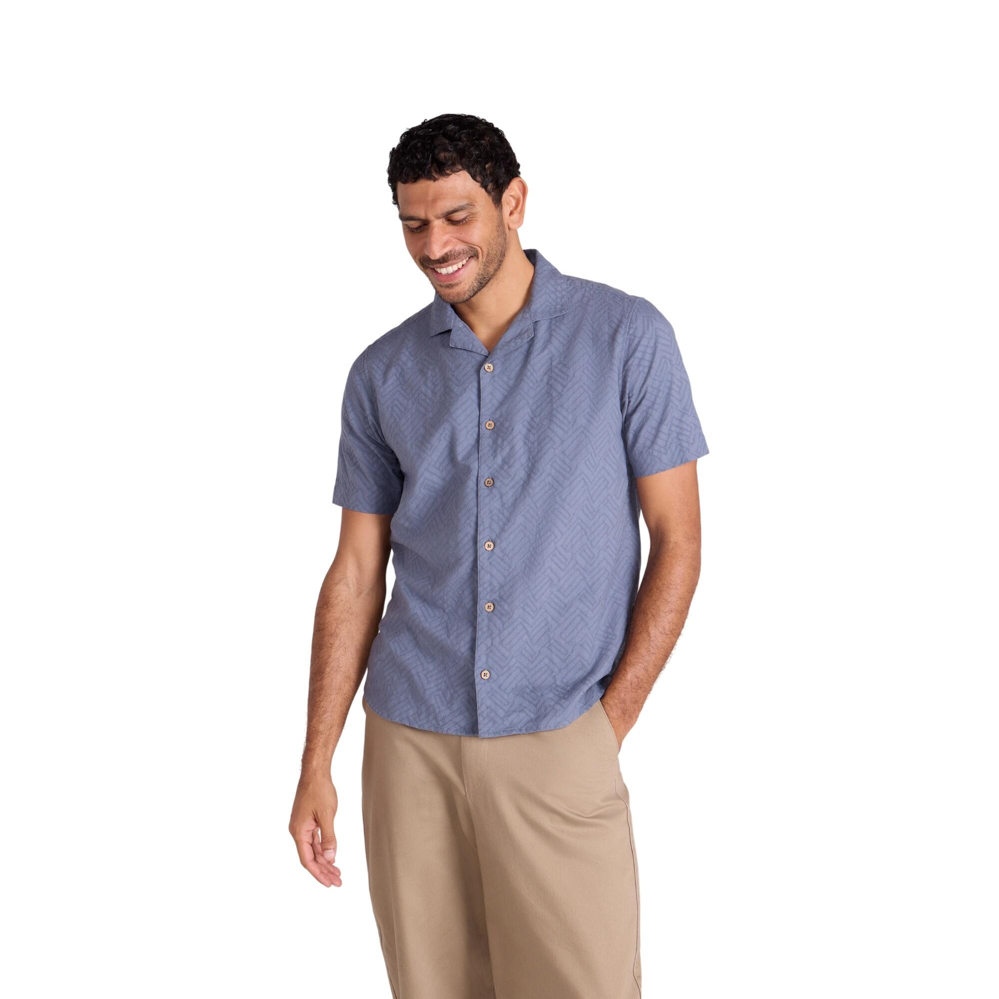 "Fiji" Hemd für Herren Blau 2/4