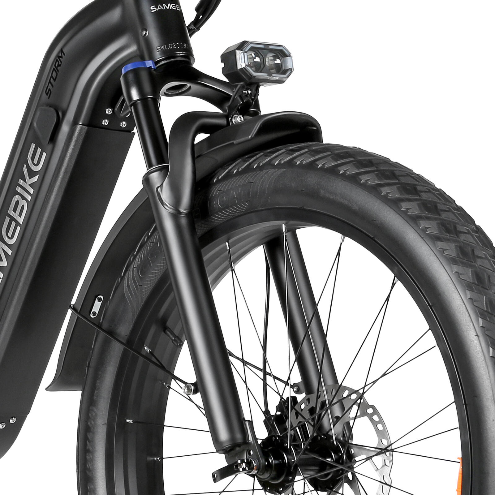 Bicicletta elettrica SAMEBIKE CREST con sospensioni complete e display LCD 7/7