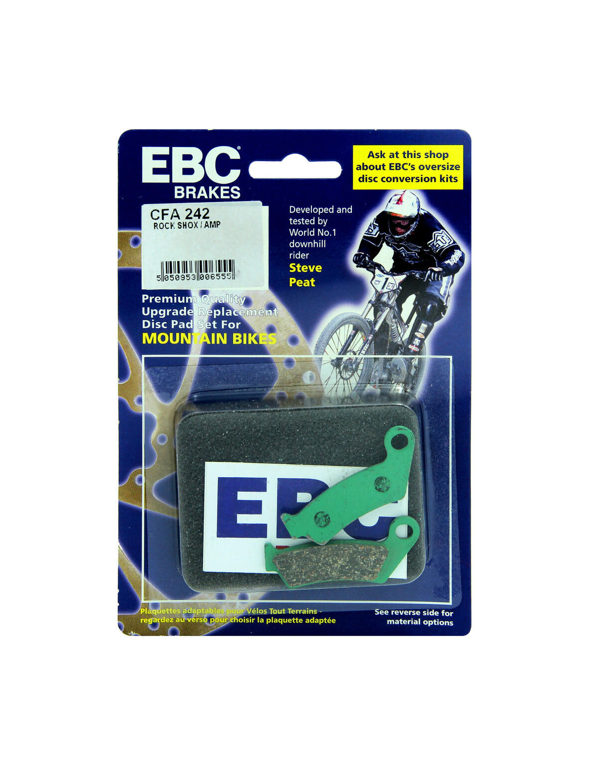 CFA242 - Klocki hamulcowe rowerowe (organiczne) EBC Brakes 2/2