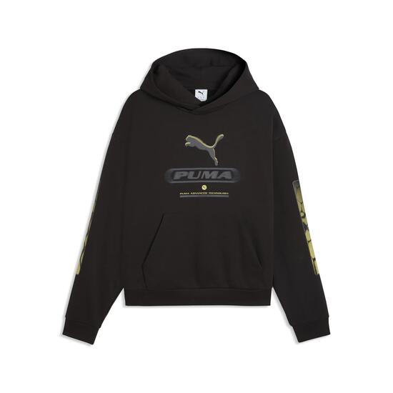 PUMA Sport Boxy Graphic Fleece Hoodie Herren PUMA