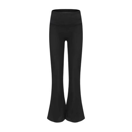 Legging Motif/style Évasé Femme (Noir)