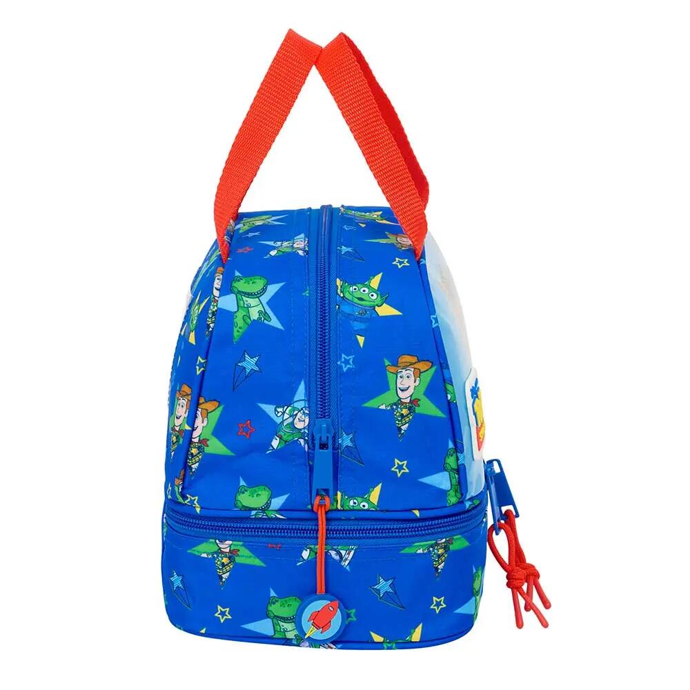 Borsa per il pranzo per bambini a tema Toy Story con doppio scomparto - Blu 3/5