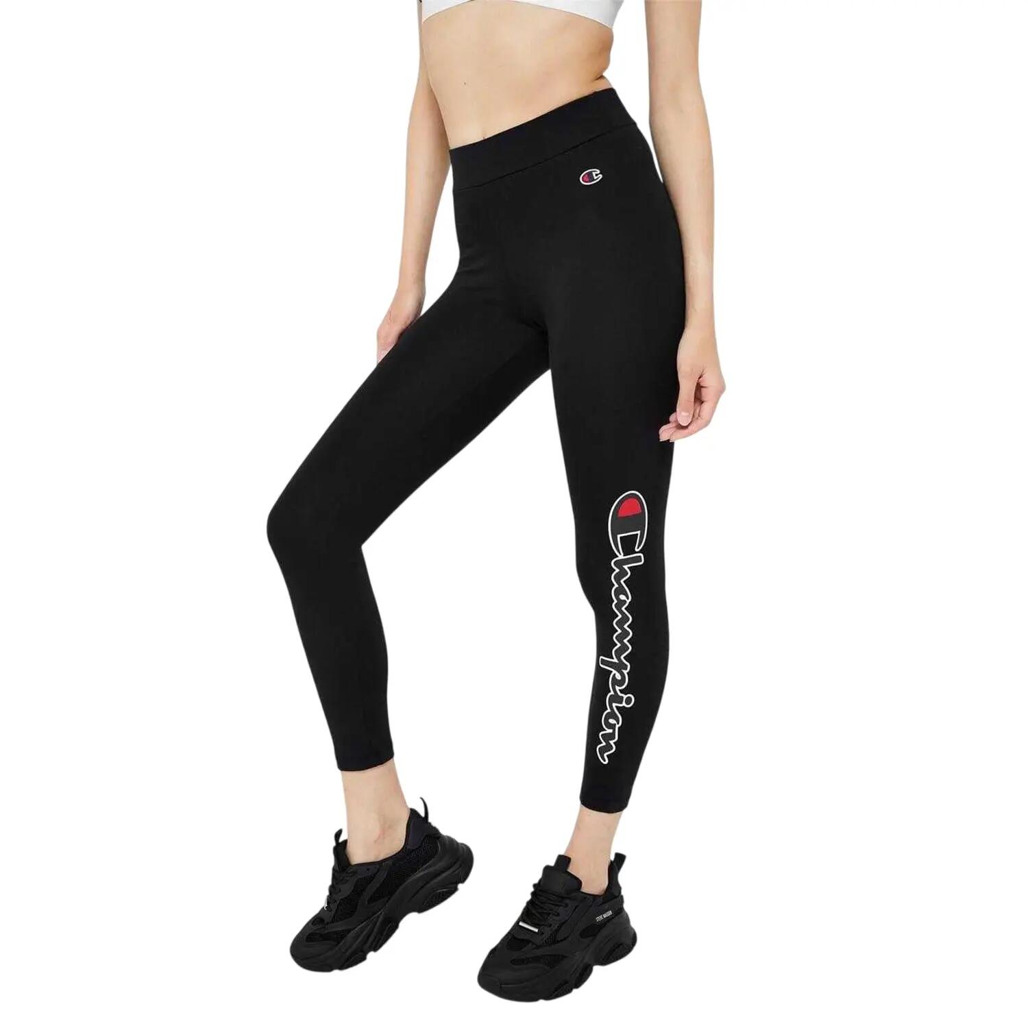 Leggings für Damen Schwarz 4/4