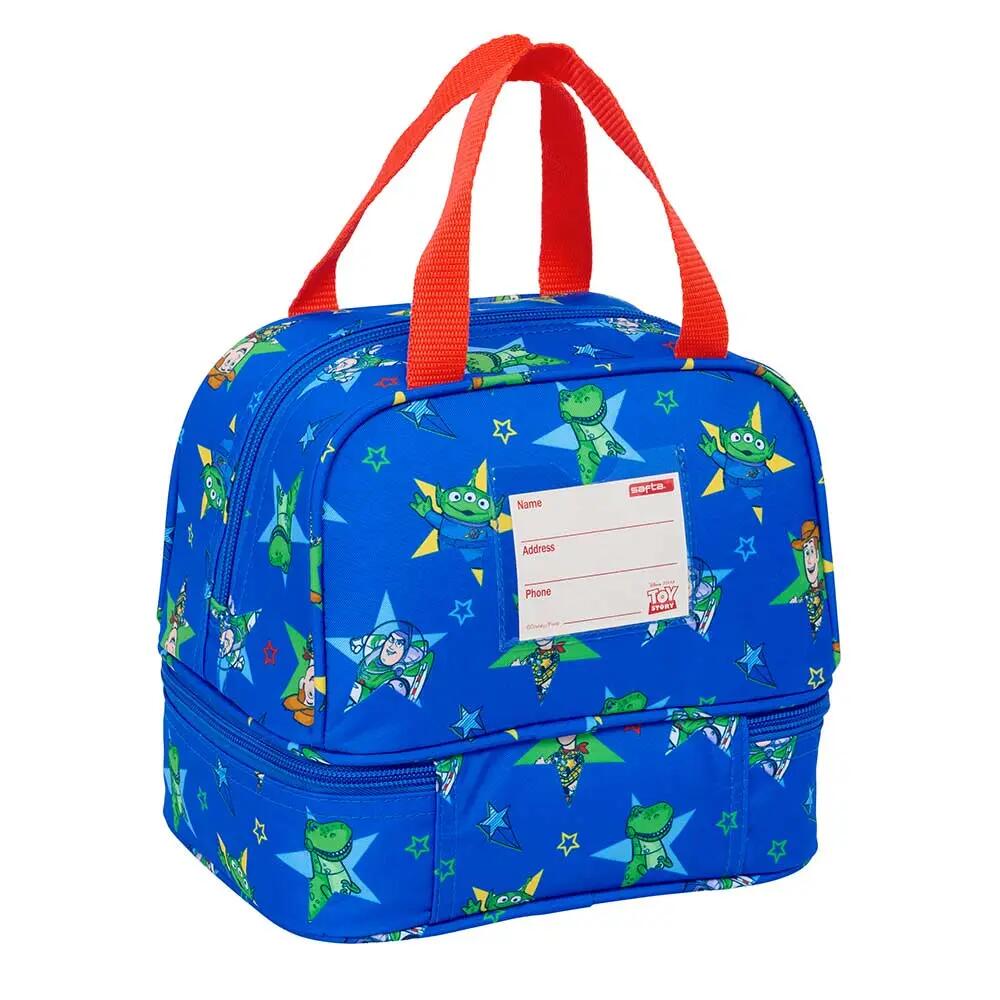 Borsa per il pranzo per bambini a tema Toy Story con doppio scomparto - Blu 2/5