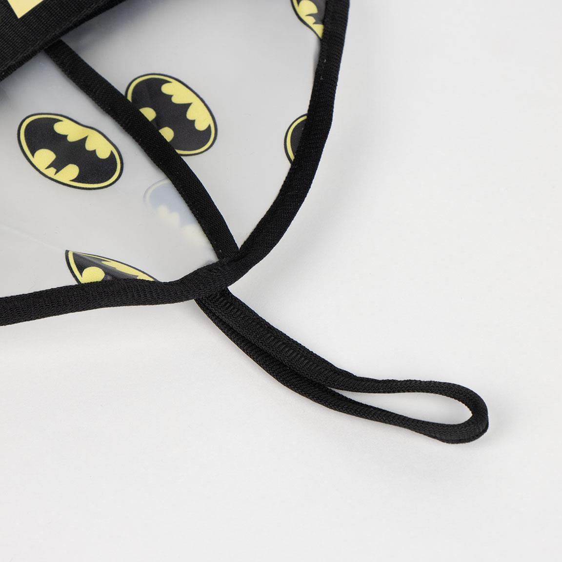Imperméable pour chien Batman ajustable en EVA, transparent et noir 3/4