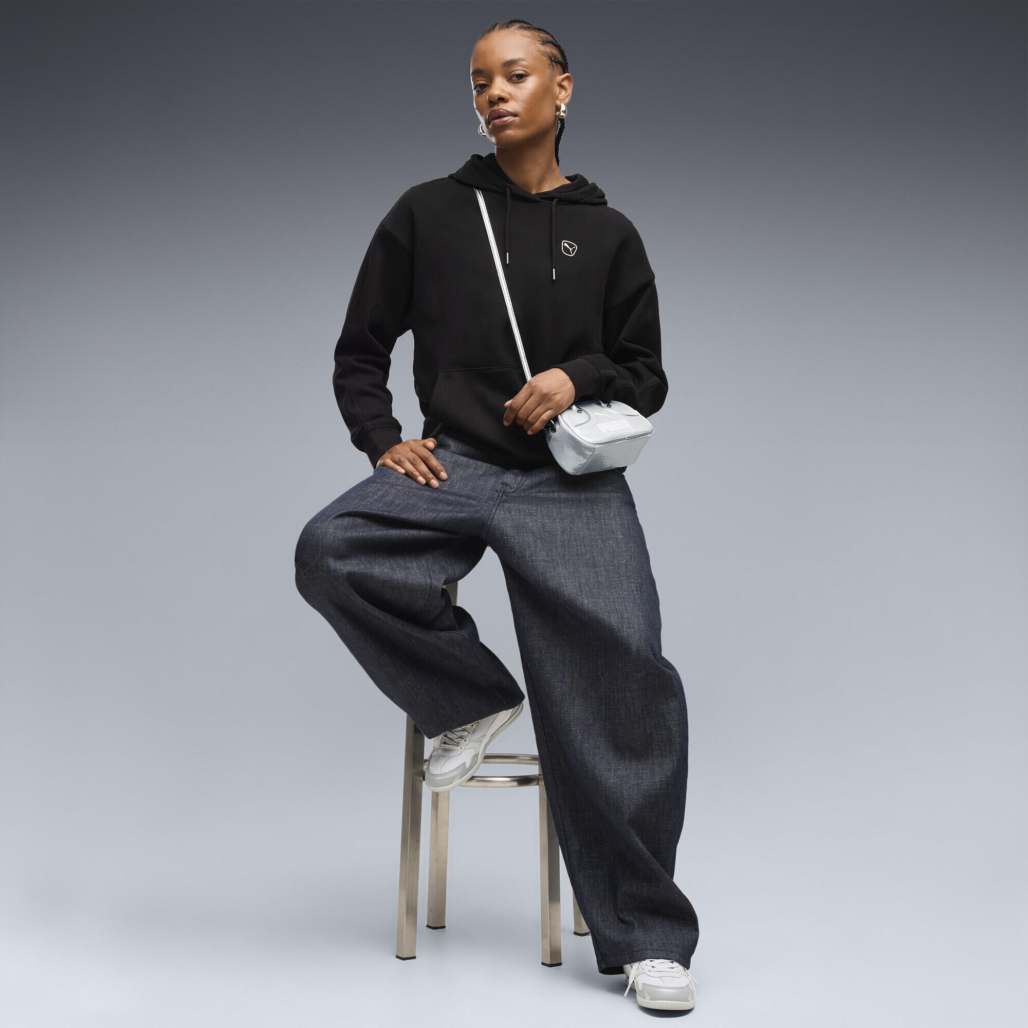 Felpa con cappuccio Essentials Elevated da donna PUMA 4/5