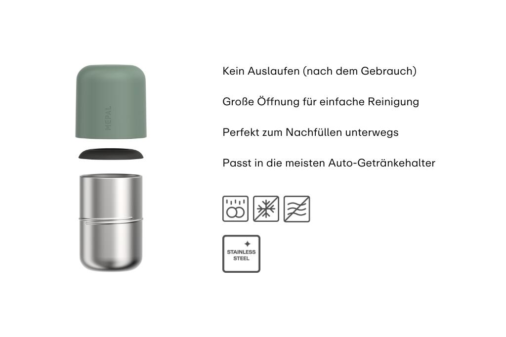 Mepal Ellipse 300 ml Kaffeebecher to go - Vivid blue 2/7