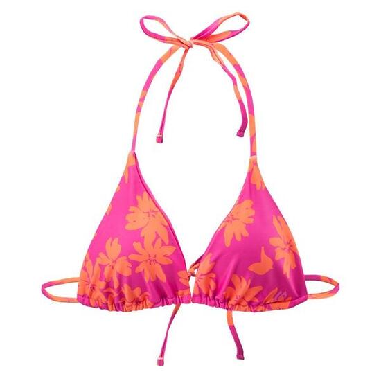 Haut De Maillot De Bain Style Fleurs FENI Femme (Orange / Rose)