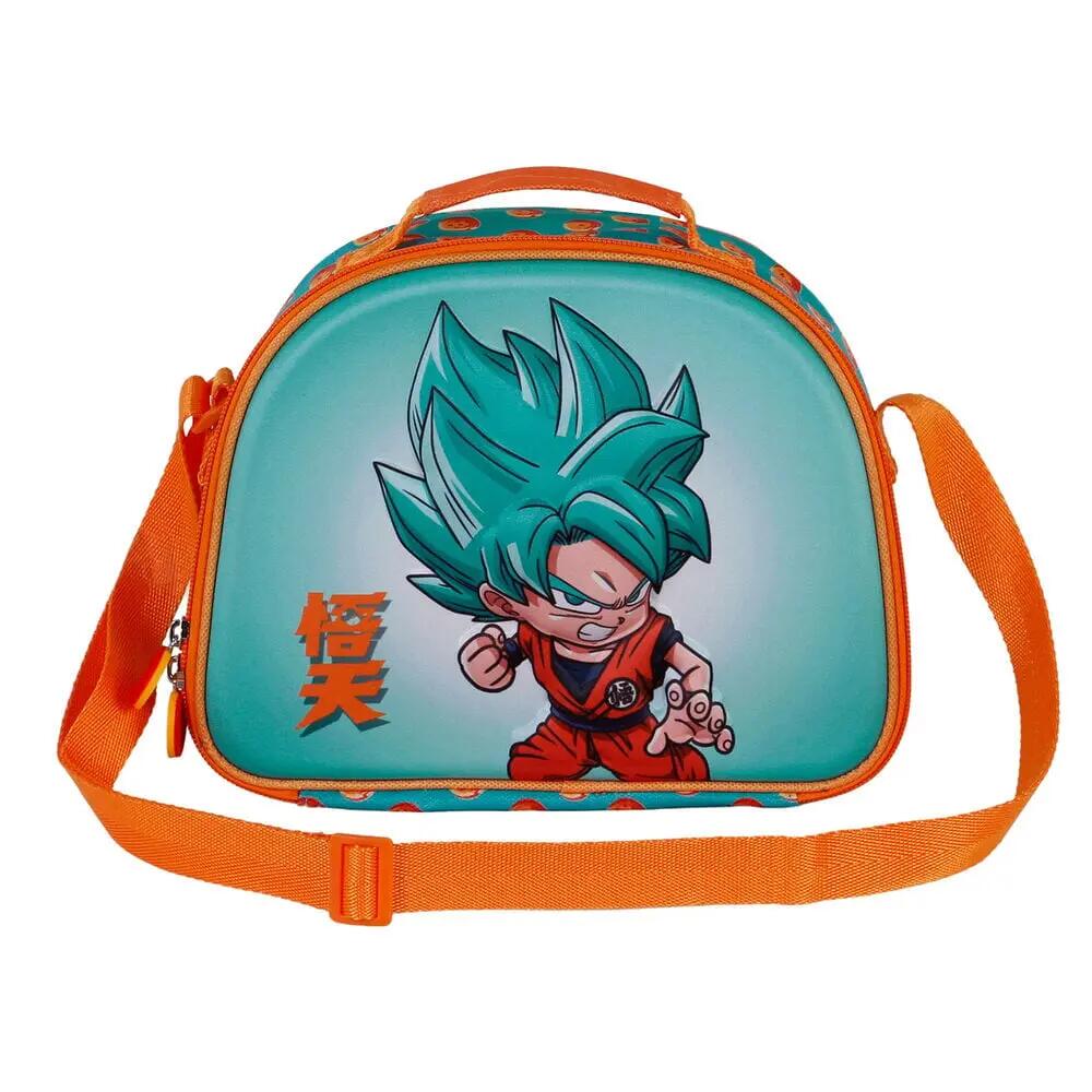 Borsa per il pranzo per bambini Dragon Ball 3D con cerniera blu turchese 2/5