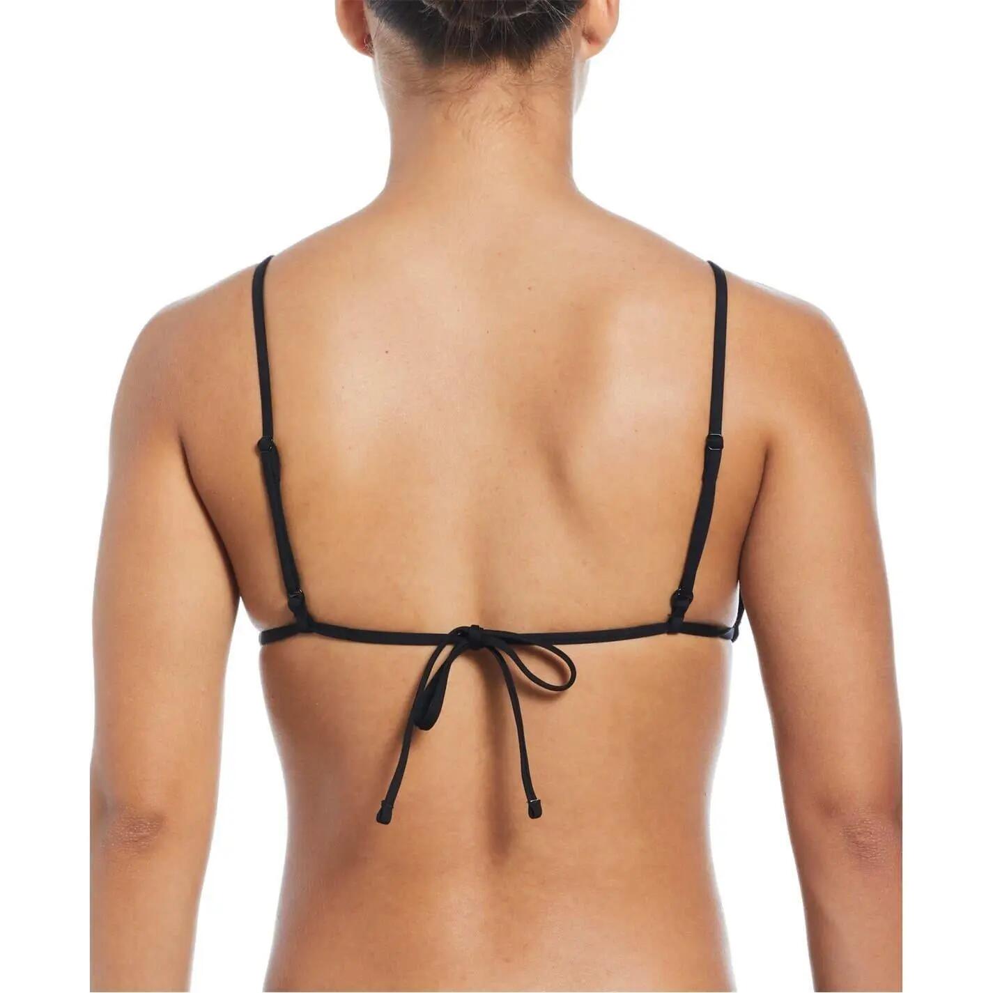 Haut De Maillot De Bain Motif/style Triangle Femme (Noir) 3/4