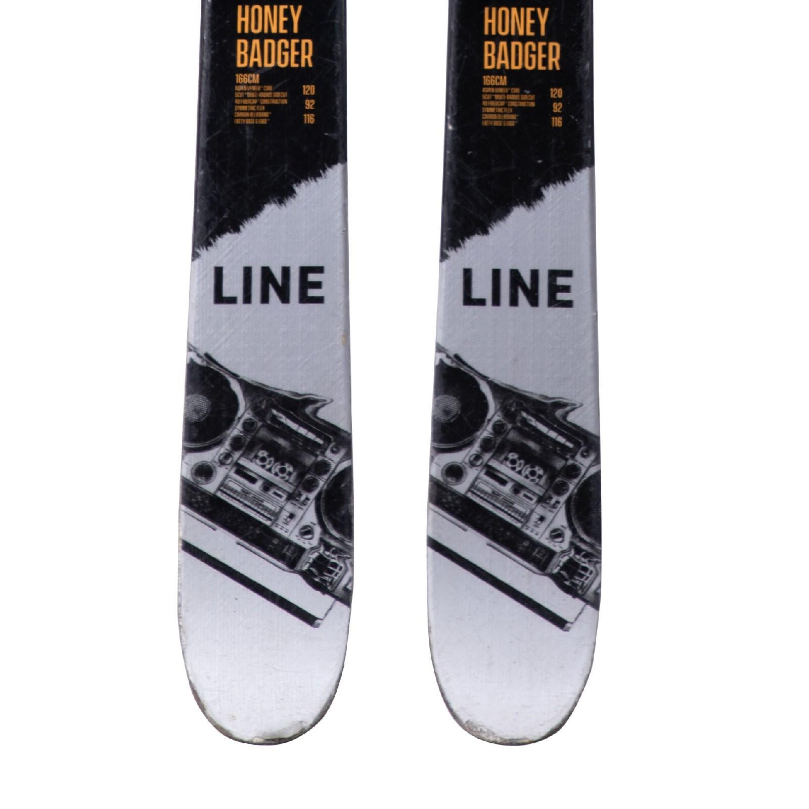 RECONDITIONNE - Ski Line Honey Badger + Fixations 4/4