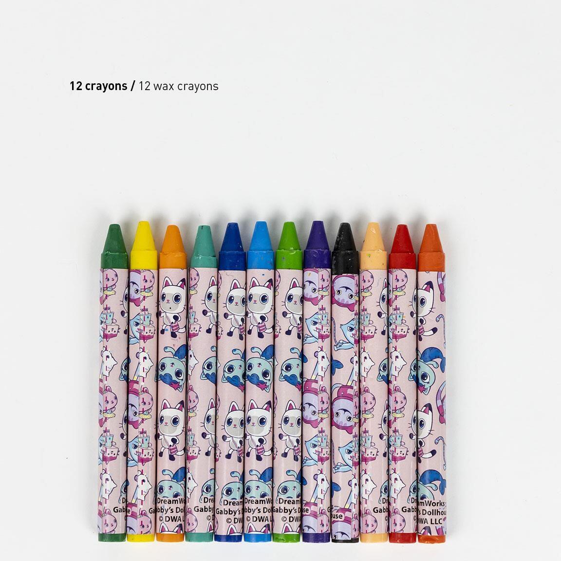 Conjunto de artigos de papelaria infantil para casa de bonecas da Gabby, para 5/6
