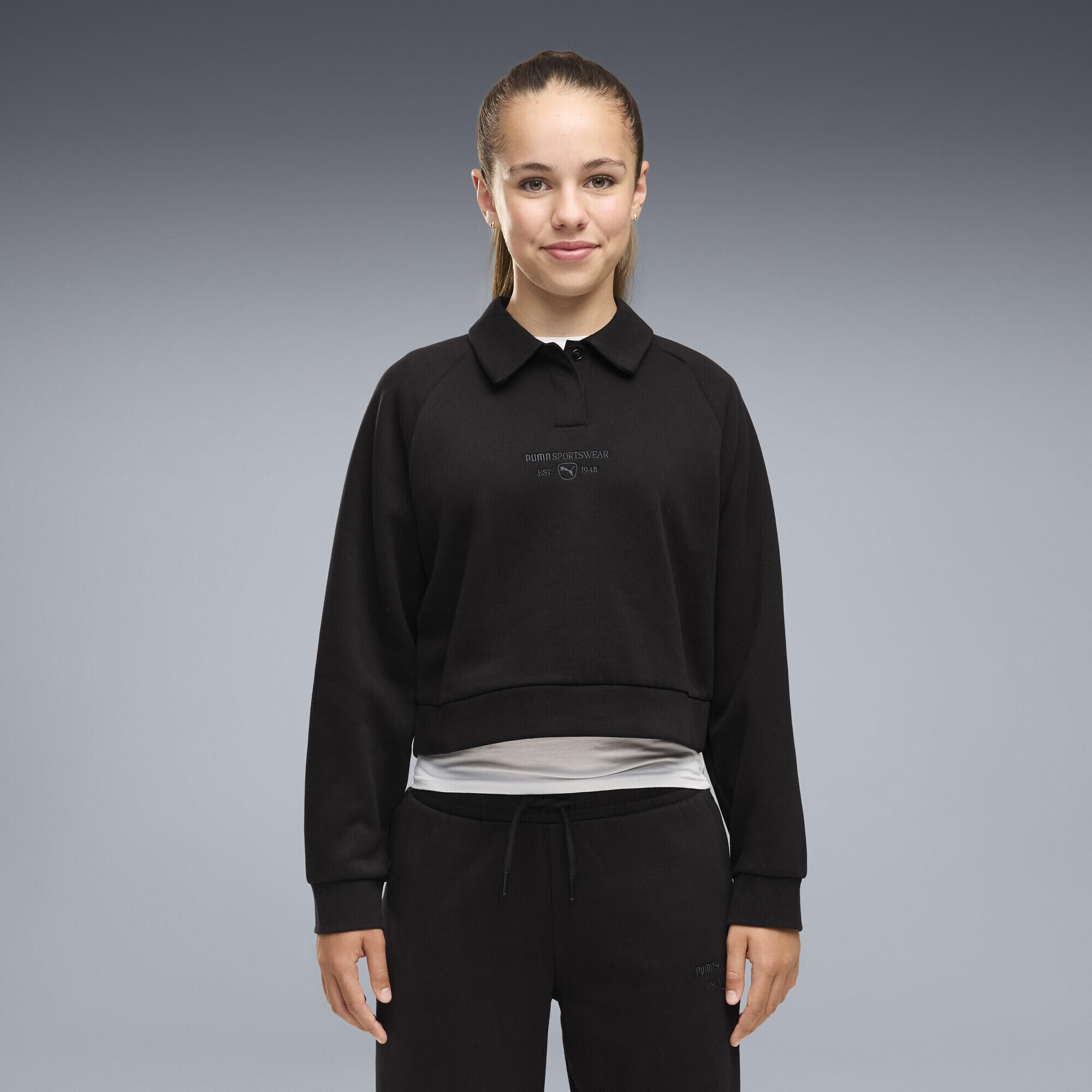 Sweat court décontracté en polaire PUMA Class Enfant et Adolescent PUMA 2/5
