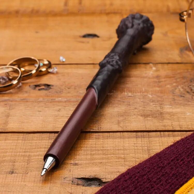 Bolígrafo Varita Adultos Harry Potter Diseño 3D Resina Marrón 3/6