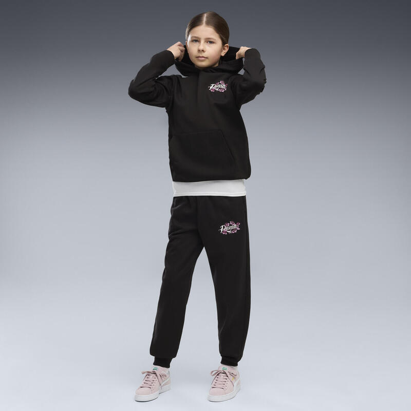 Hanorac cu glugă Essentials Nature 2.0 Graphic pentru fete PUMA