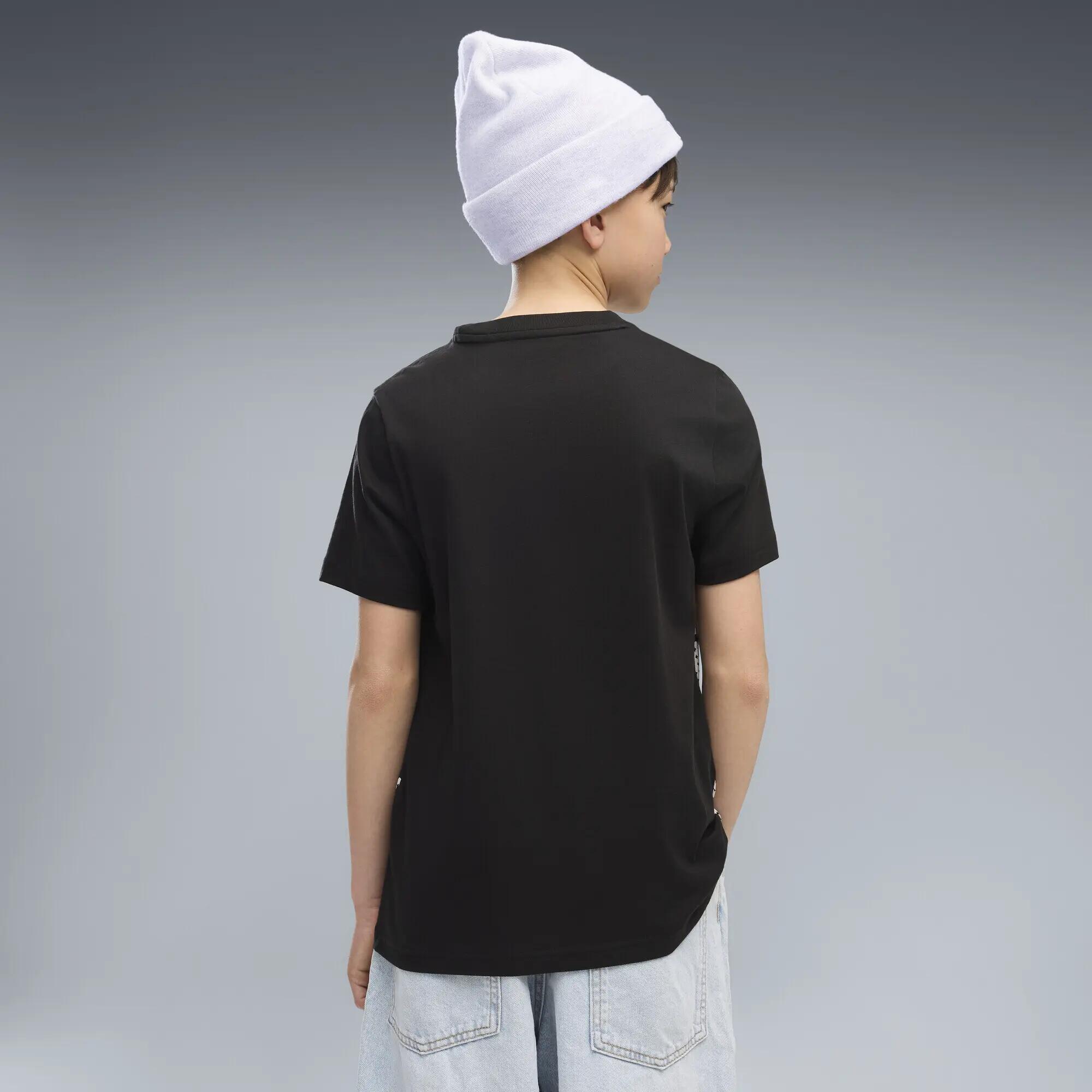 Puma Modelo Brand Tee B Cor Preto 3/5