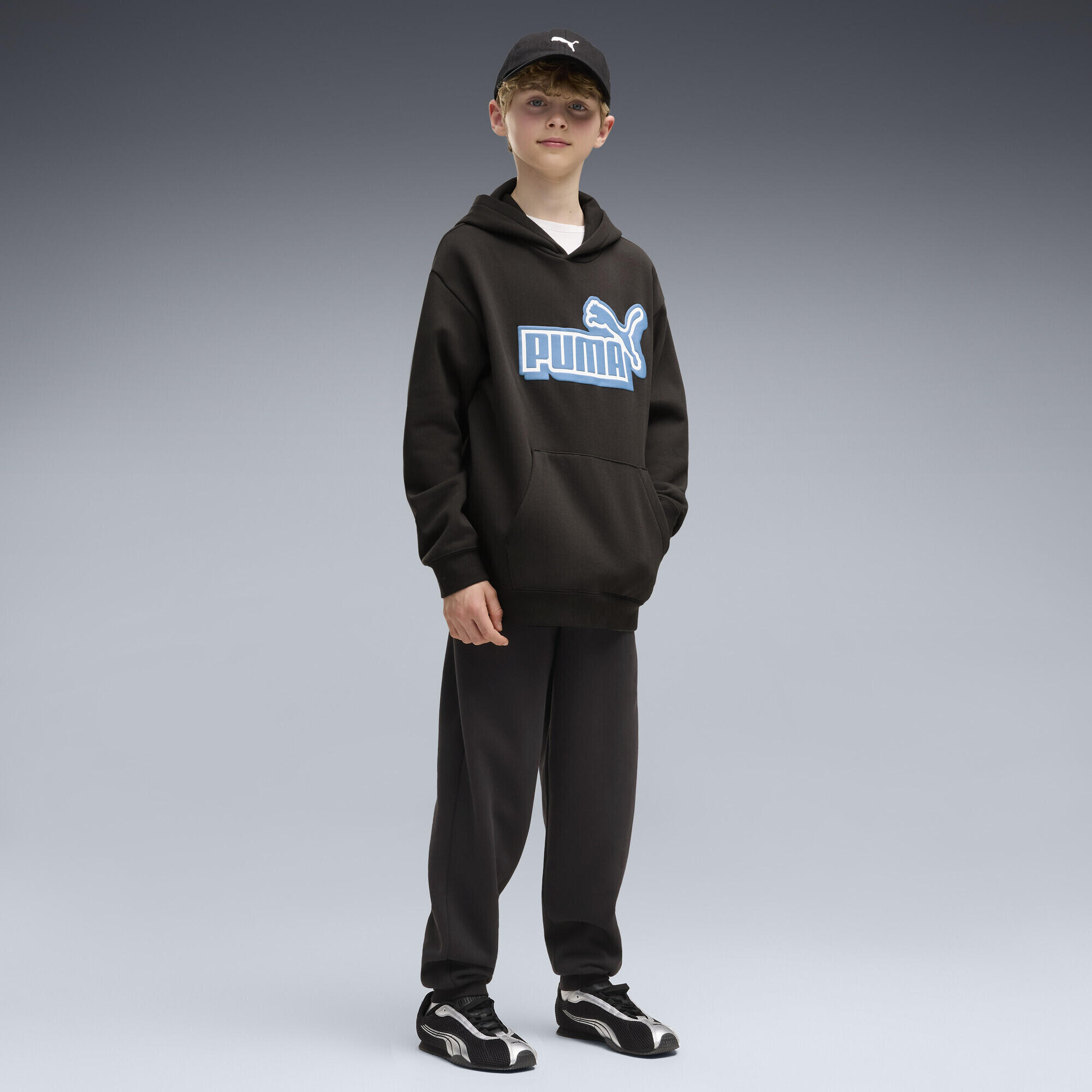 Młodzieżowa luźna bluza z kapturem Essentials Logo Lab PUMA 4/5