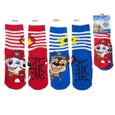 Confezione di calzini antiscivolo in cotone multicolore per bambini PAW Patrol