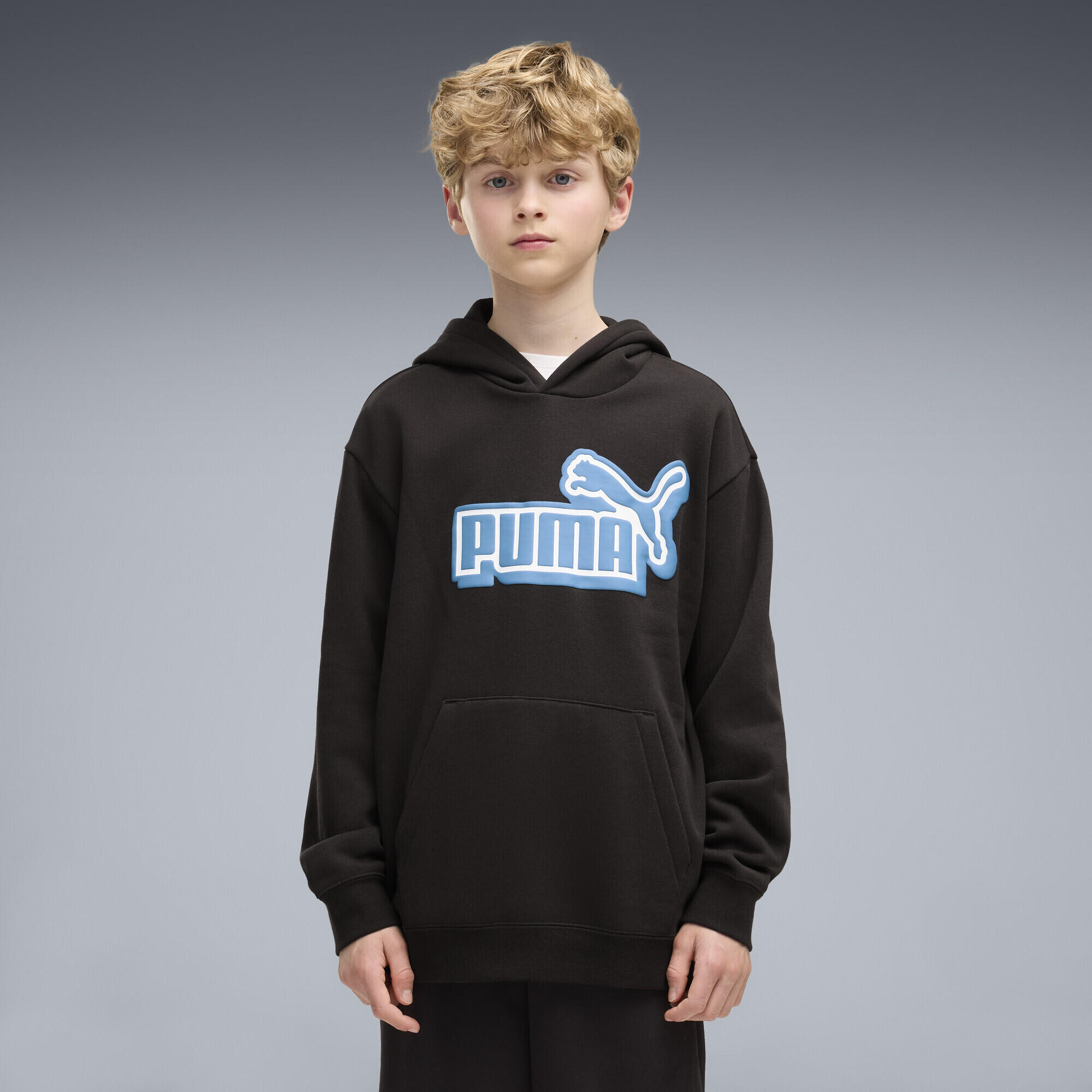 Młodzieżowa luźna bluza z kapturem Essentials Logo Lab PUMA 2/5
