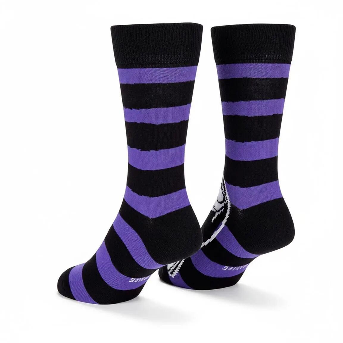 Calzini da adulto in morbido cotone con tema Nightmare Before Christmas, neri e 3/6