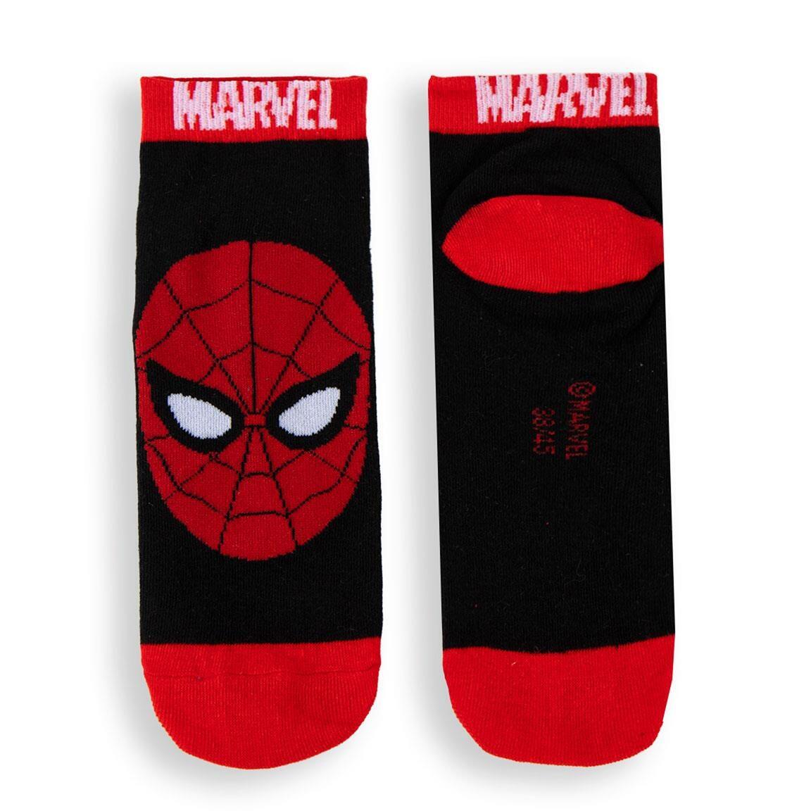 Pack de Calcetines Tobilleros Infantil Avengers de Algodón Suaves Azul 2/7