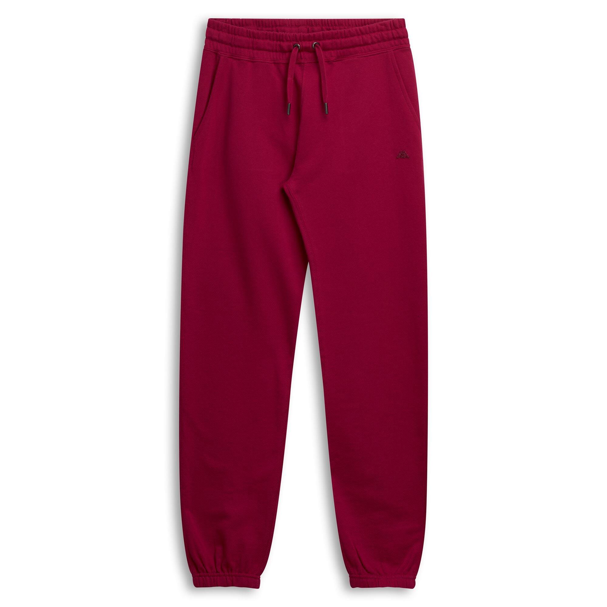 Pantaloni tuta da donna in cotone rosso da lifestyle 2/6