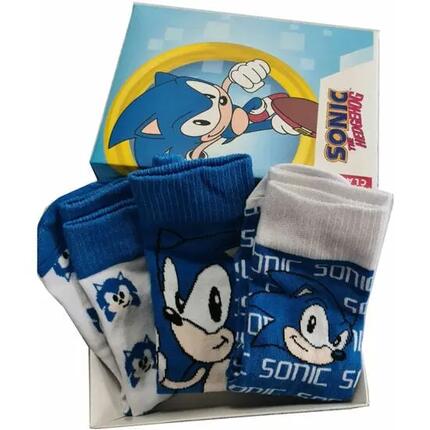 Lot de chaussettes Sonic le Hérisson pour adultes - Douces et respirantes