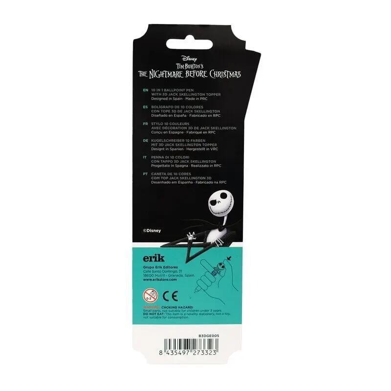 Penna 3D Jack Skellington in PVC nero multicolore, 10 colori 2/4
