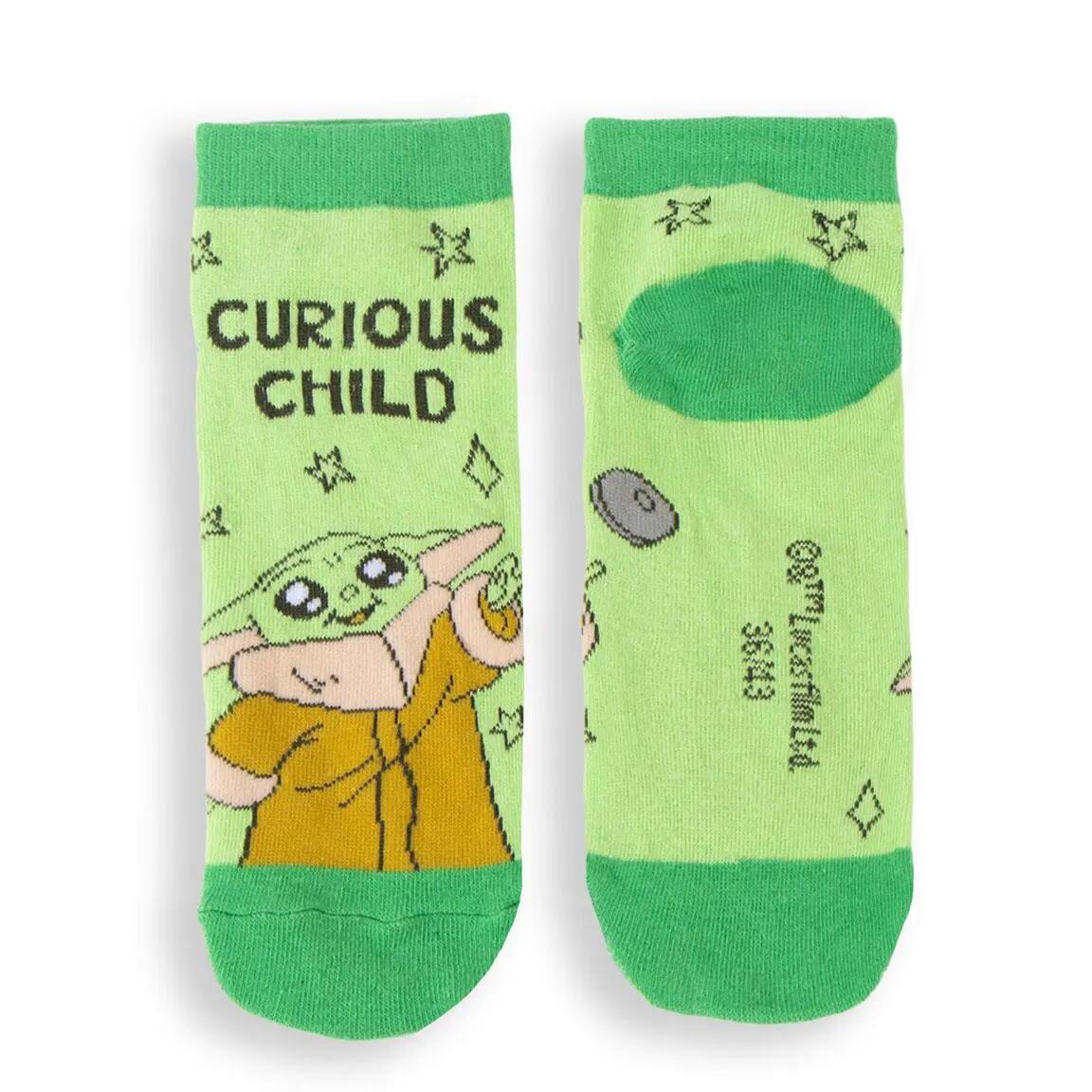 Le Mandalorien Lot de chaussettes vertes douces pour enfants 3/7