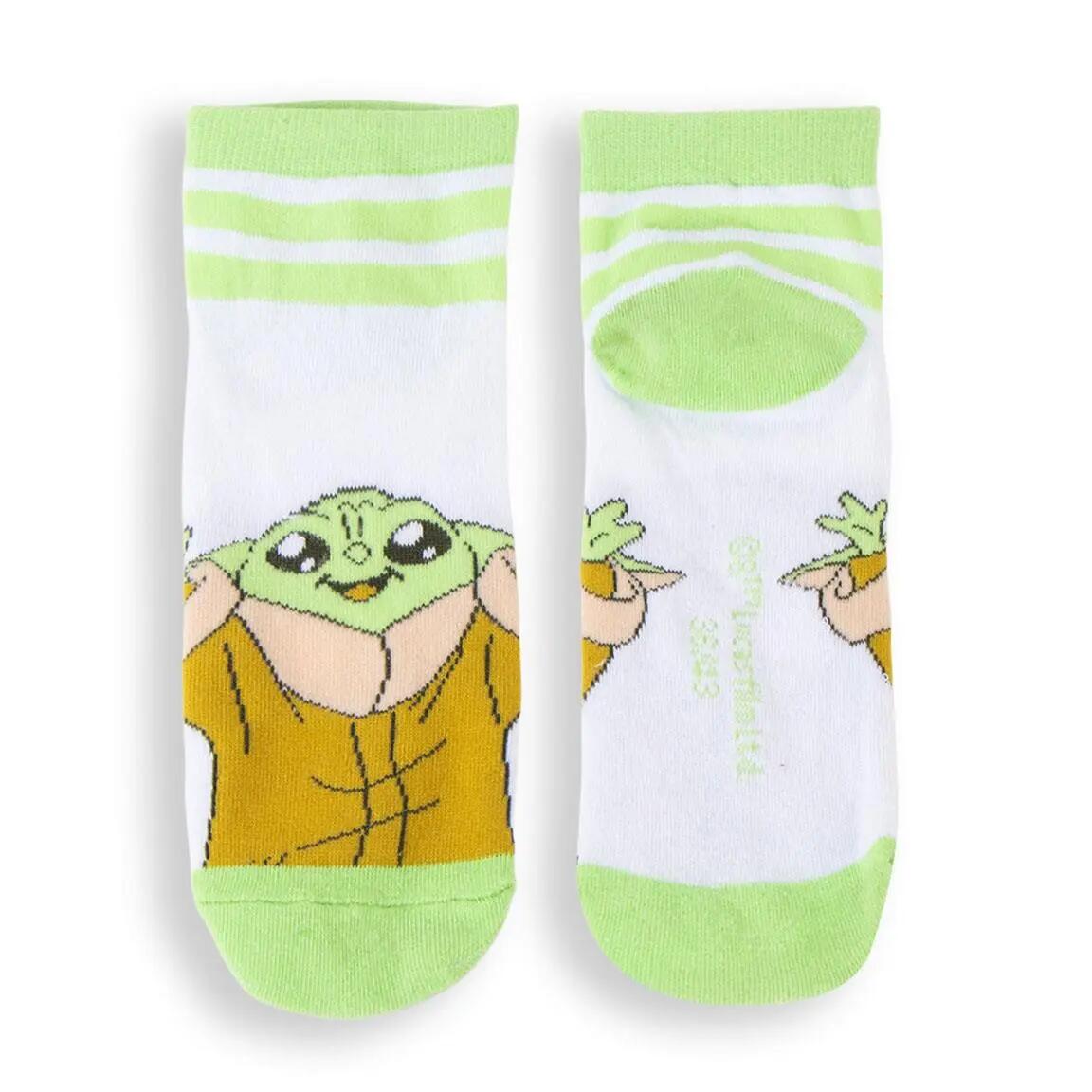 Le Mandalorien Lot de chaussettes vertes douces pour enfants 2/7